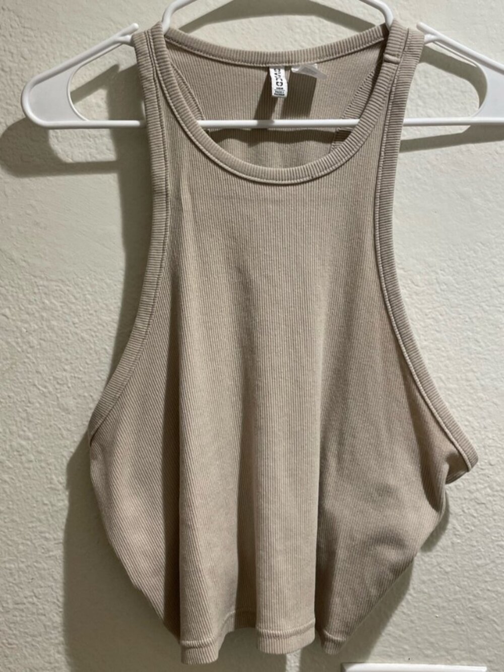 Tank Top • High Neck Minimalist Basic • Size XL